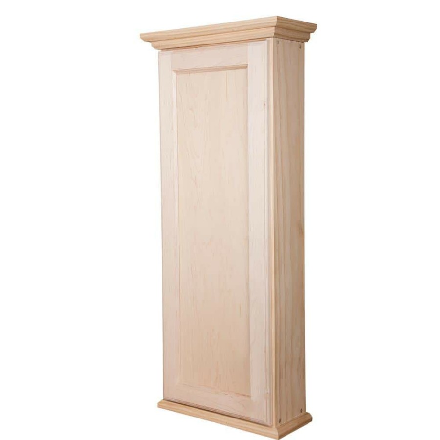 Bathroom Wall Cabinets * | Wg Wood Products Leesburg 4.25 X 15.5 X 31.5 Unfinished Bathroom Storage Wall Cabinet