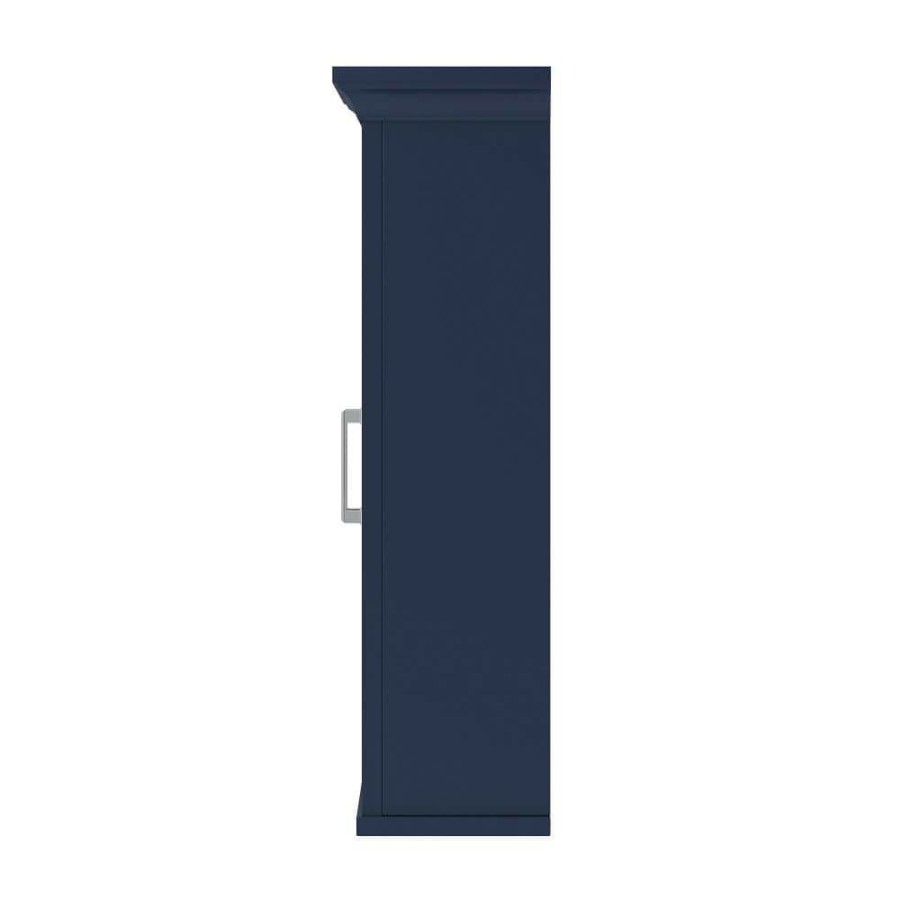 Bathroom Wall Cabinets * | Foremost Lawson 24 In. W X 8 In. D X 28 In. H Bathroom Storage Wall Cabinet In Agean Blue