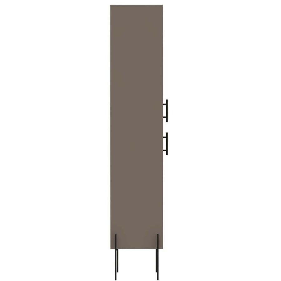 Linen Cabinets * | Rst Brands Svedin 18 In. W X 13 In. D X 71 In. H Free Standing Tall Bathroom Linen Cabinet In Taupe