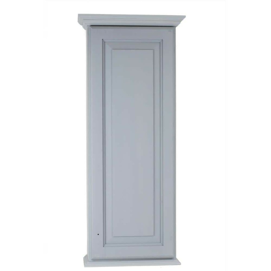 Bathroom Wall Cabinets * | Wg Wood Products Atwater 4.25 X 17 X 49.5 Primed Gray On The Wall Cabinet