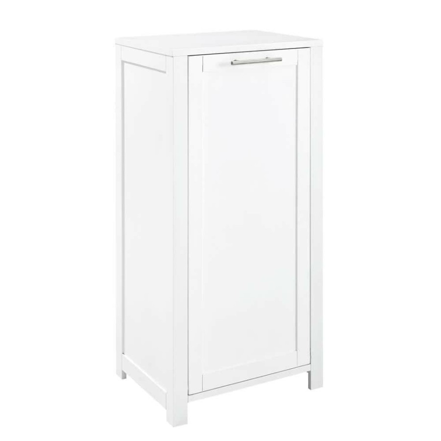 Linen Cabinets * | Crosley Furniture Savannah 18 In. W X 14 In. D X 35.5 In. H Linen Cabinet In White