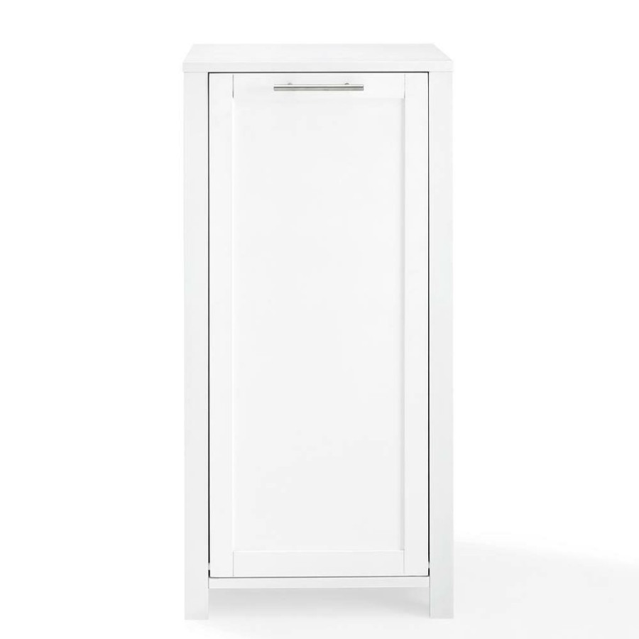 Linen Cabinets * | Crosley Furniture Savannah 18 In. W X 14 In. D X 35.5 In. H Linen Cabinet In White