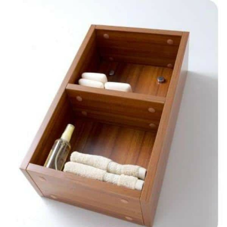 Bathroom Wall Cabinets * | Fresca 12 In. W Linen Storage Cabinet In Teak