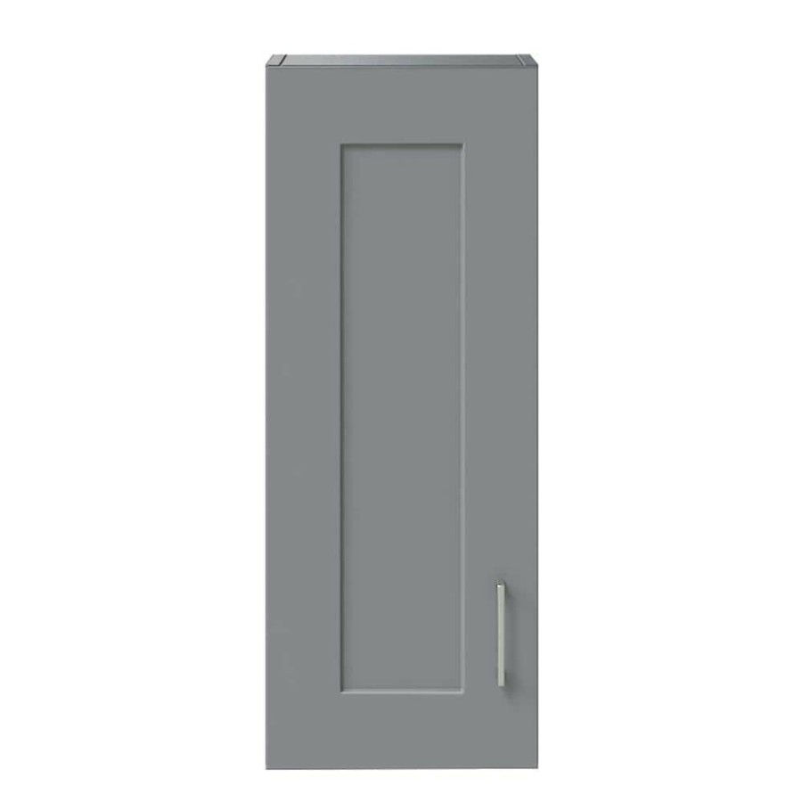 Bathroom Wall Cabinets * | Home Decorators Collection Hawthorne 12 In. W Wall Cabinet In Twilight Gray