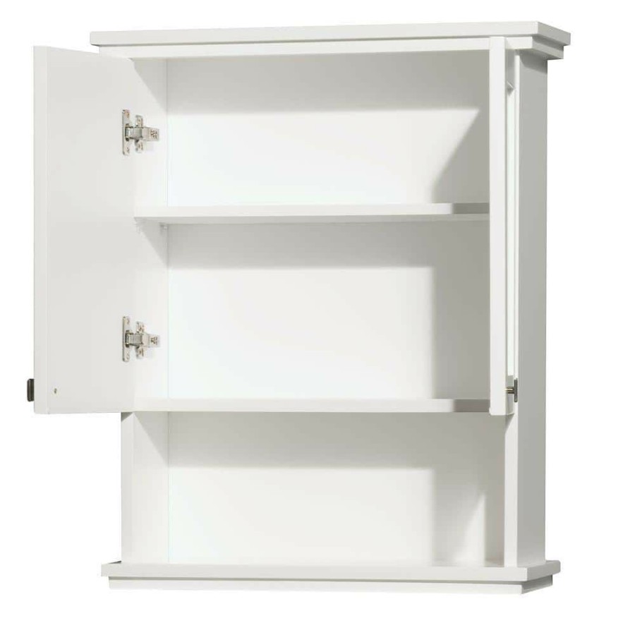 Bathroom Wall Cabinets * | Wyndham Collection Acclaim 25 In. W X 30 In. H X 9-1/8 In. D Bathroom Storage Wall Cabinet In White